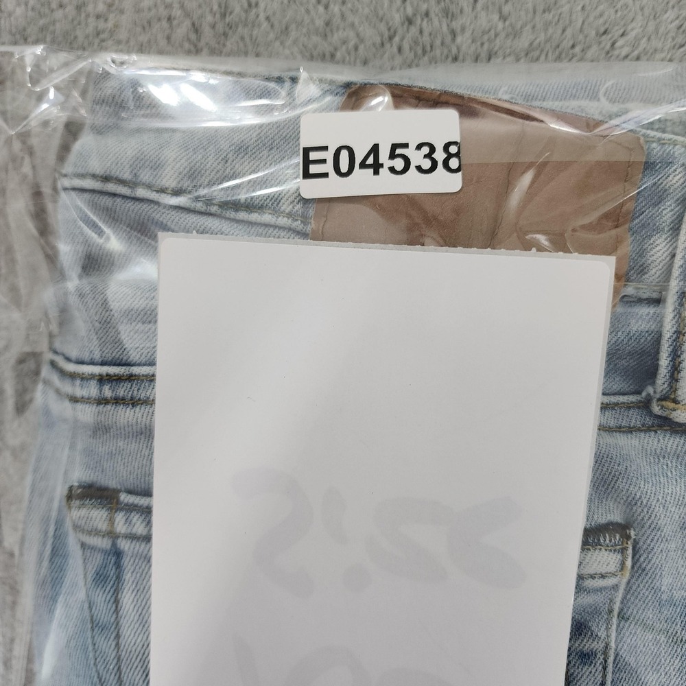 American Eagle Jeans Mens 30x36 Blue Skinny Distressed Stretch Denim Light Wash - Picture 15 of 15